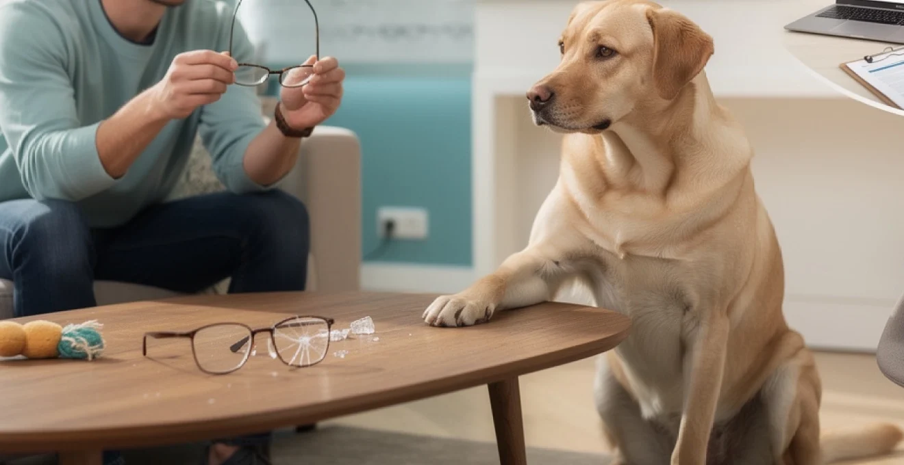 chien-et-lunettes-cassees-assurances-et-solutions